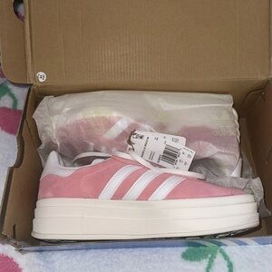 brand new adidas gazelles light pink